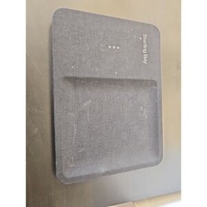Courant‎ Catch 3 Classics Tray Wireless Charger Matte Black Linen Missing Cord